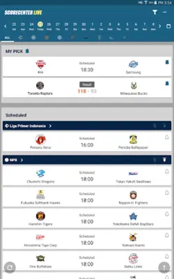 ScoreCenter Live android App screenshot 0